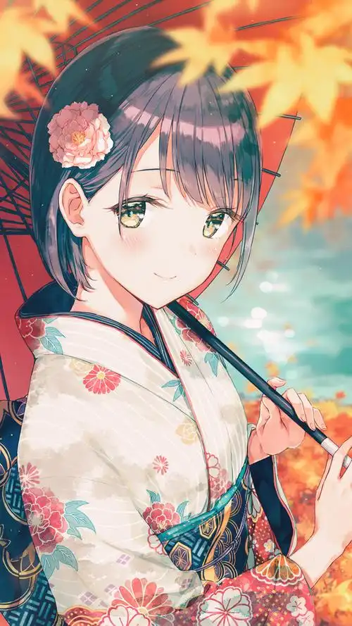 唯美日本动漫美女高清手机壁纸