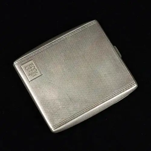 英国伦敦民国1928年padgettbrahamltd公司纯银烟盒烟盒