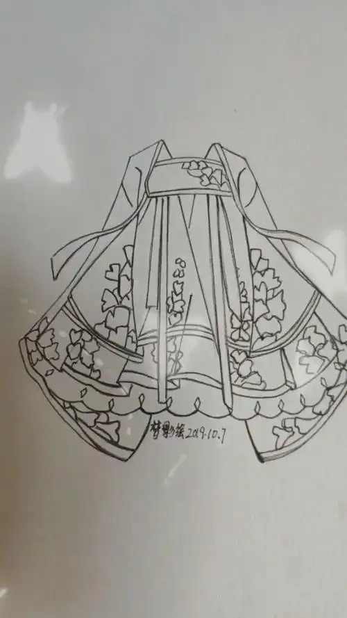 简单教程,唯美古风裙子