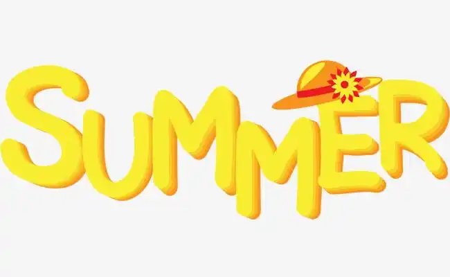 夏天summer-艺术字png免抠素材-社稷网艺术字免抠元素素材下载