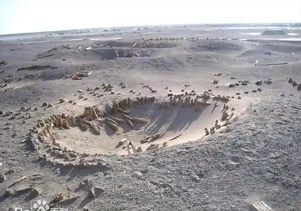 但在上世纪六十年代,由于河流断流和核试验的影响,罗布泊干涸成为一片