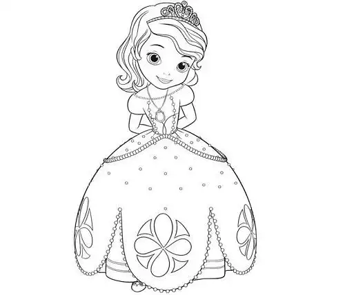 苏菲亚公主简笔画怎么画苏菲亚公主简笔画图片大全