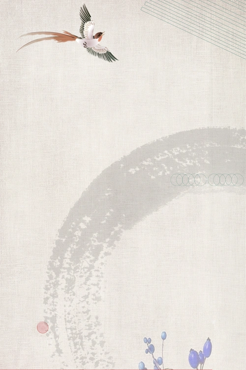 中国风水墨海报背景