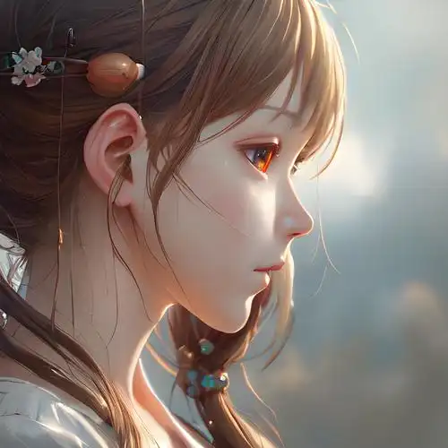 写实油画头像图片