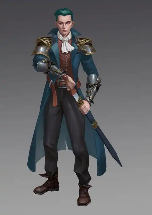 骑士海因|插画|游戏原画|cg小青年_原创作品-站酷zcool