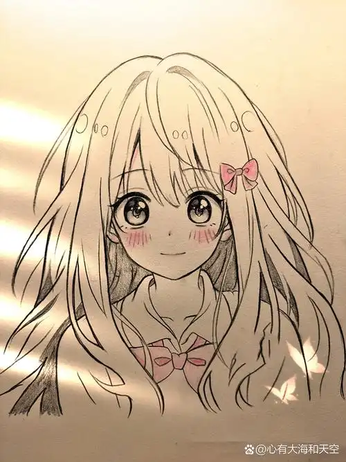 过程图教你画女生