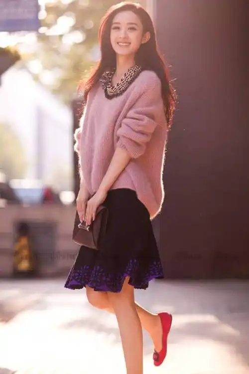 林妙可1米47揭唐嫣赵丽颖等女星真实身高体重