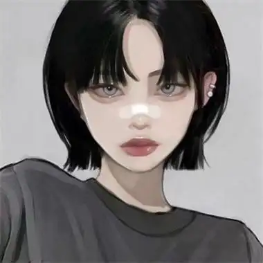 冷酷冷艳的动漫女头霸气十足2022 暗黑系黑白高冷御姐动漫女头_动漫