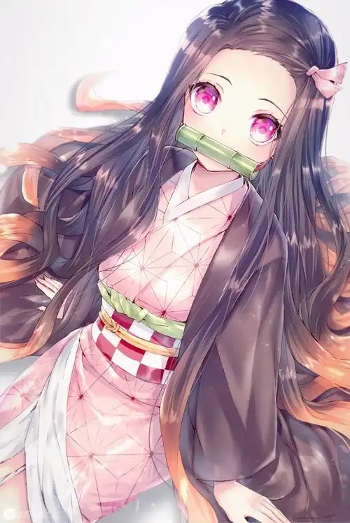 动漫鬼灭之刃女主角灶门祢豆子图片