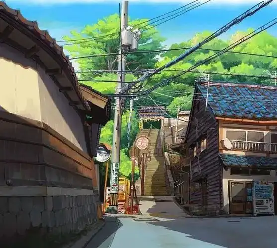 二次元世界里的日本街景