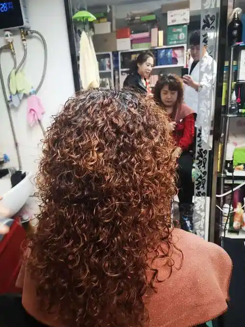 千香子美发 最新数码烫