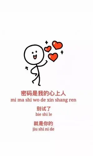 锁屏壁纸壁纸密码是我心上人的生日别试了不是你
