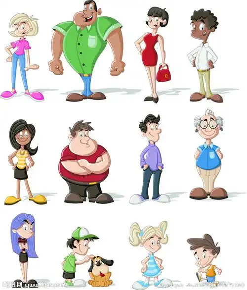 卡通人物设计图__职业人物_人物图库_设计图库_昵图网nipic.com