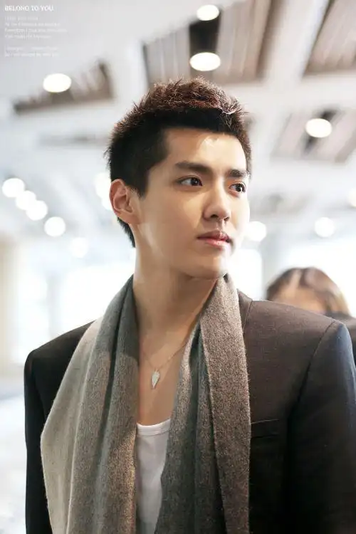 exo爆帅照:吴亦凡银色耳钉v领露胸肌 颜值爆表【26】