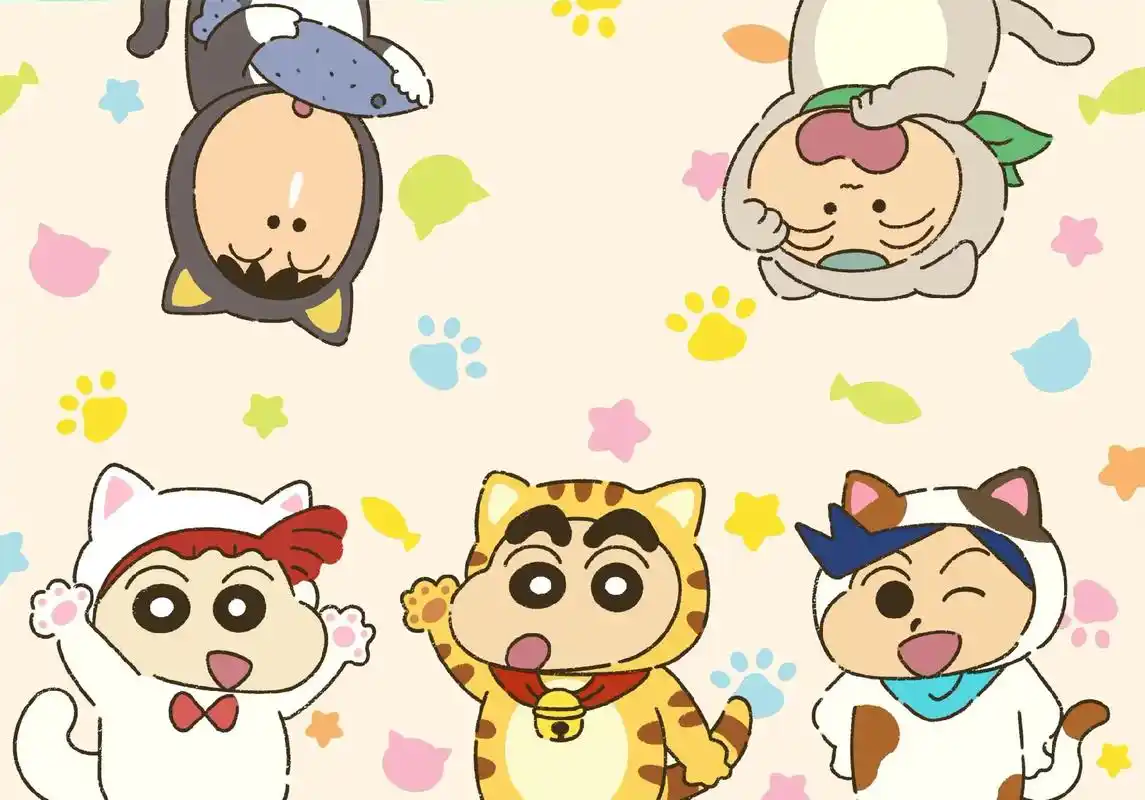 这组蜡笔小新ipad壁纸好可爱