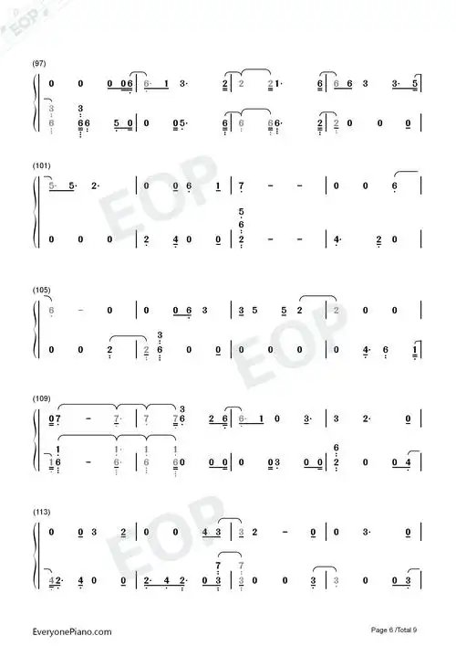 intro singularity-防弹少年团双手简谱预览6