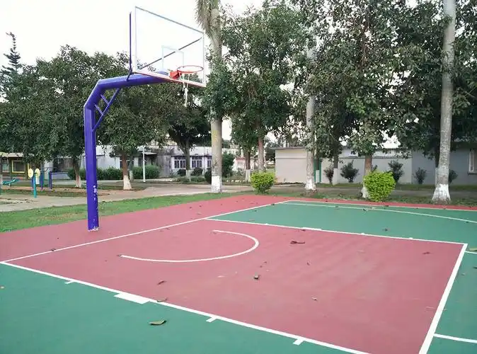 硅pu篮球场,篮球场硅pu材料造价材料_施工_造价_厂家-广州奥宏体育