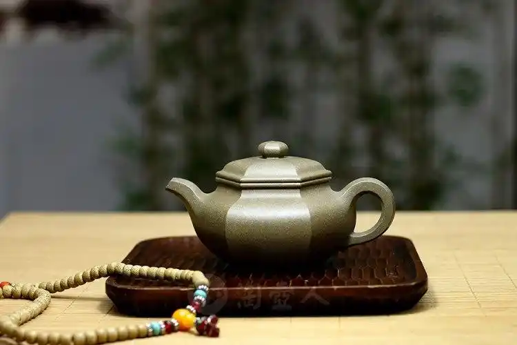 宜兴紫砂壶名家周志良《六方仿古》紫砂壶原矿全手工优惠全场包邮