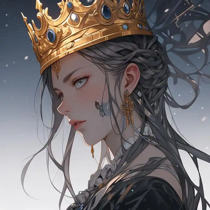 动漫女生头像,霸气高冷范90