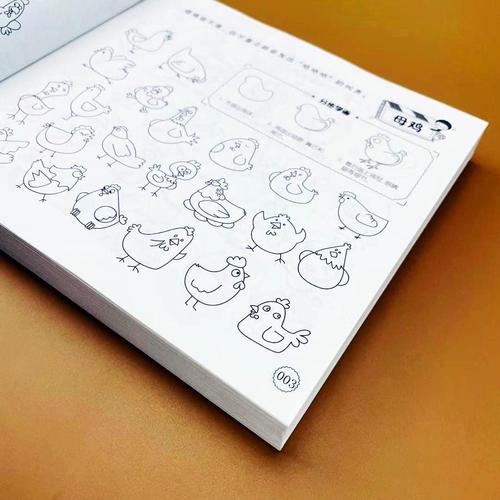 幼儿园简笔画10000例绘画册自学简单动植物人物水果零基础学画本