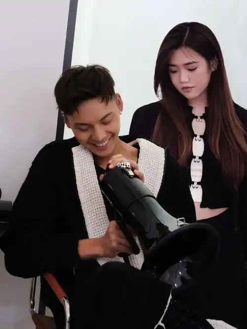 我和陈伟霆的第一张合照