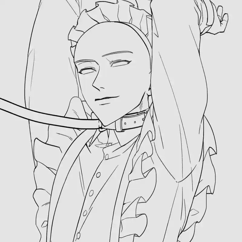 单人绘画素材 太太说了不可商用哈 图源水印