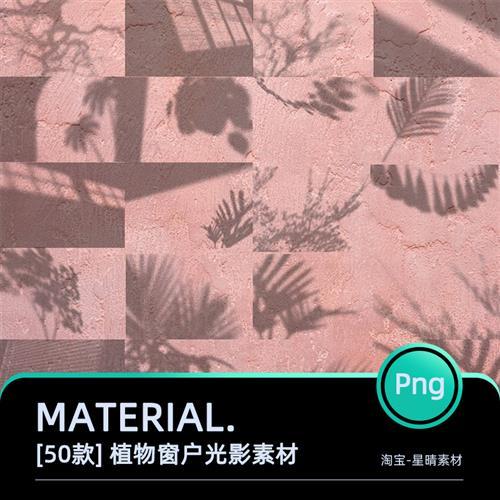 自然植物窗户投影光影阴影效果背景摄影后期叠加png免扣透明素材