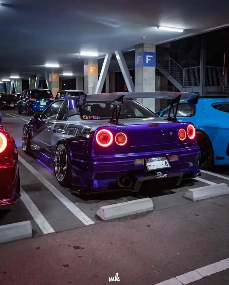 紫色94哥斯拉.  #jdm #改装车文化 #汽车文化 #内 - 抖音