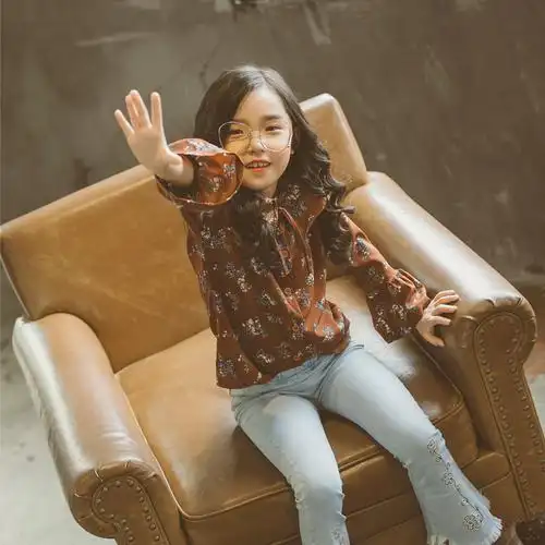 2018童装女童秋装套装2018新款韩版时尚洋气春秋季中大儿童两件套潮衣