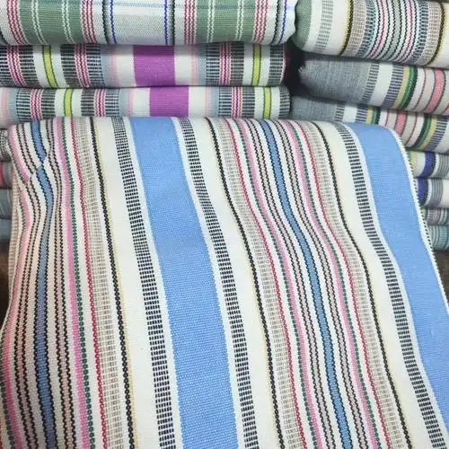 特厚加厚山东老粗布四季床单纯棉100不粘身不起球单件三件套条纹