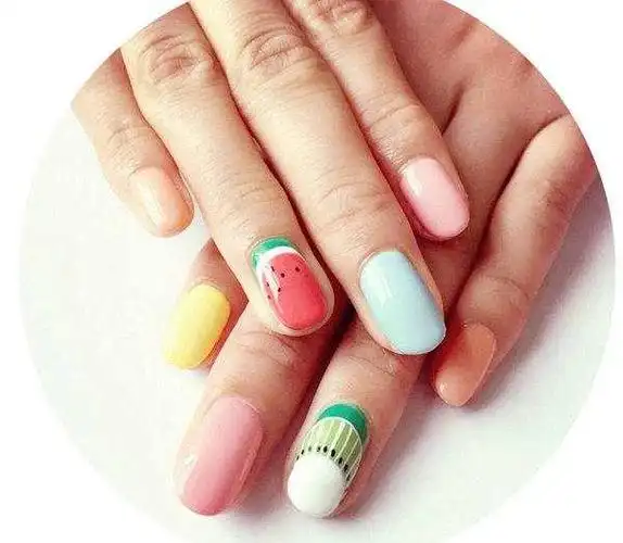 和儿童节最相配的是不是水果美甲?