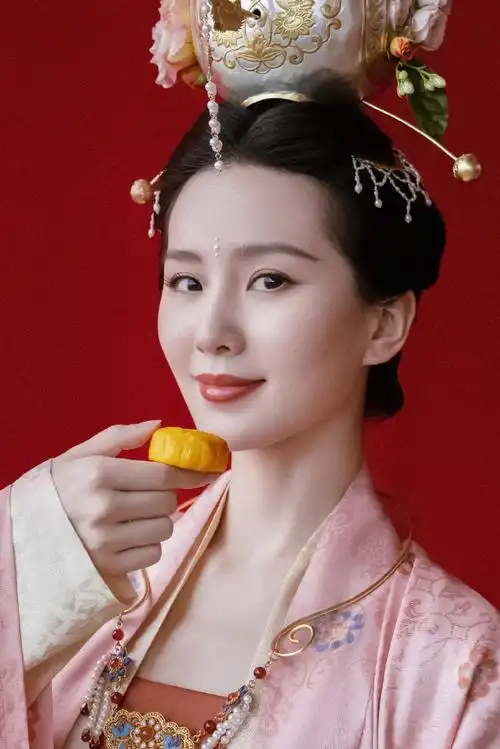 刘诗诗宋代仕女盛装造型