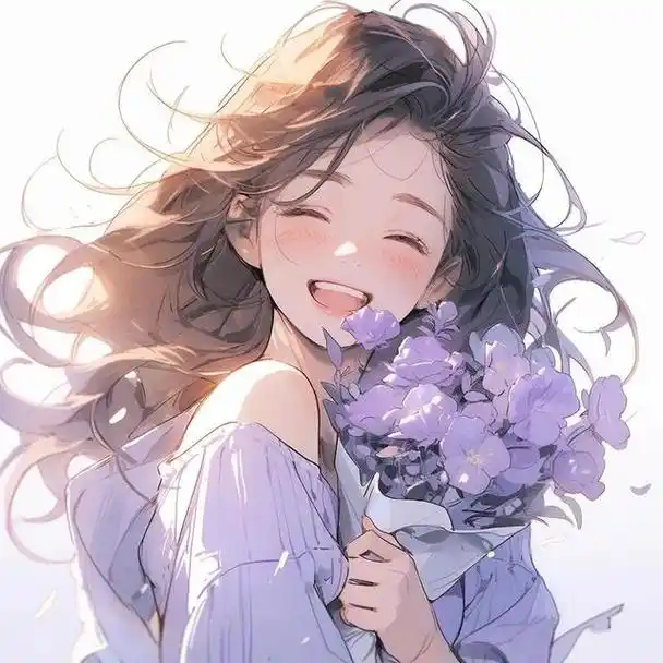 优质温柔系头像:温柔而又热烈,爱笑的女孩好运