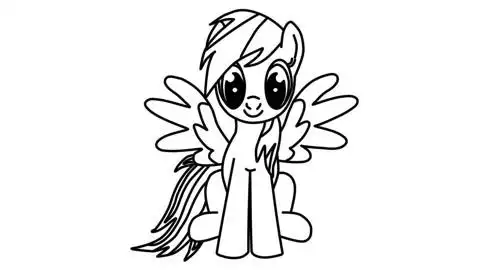 画画美术课堂今天教小朋友画小马宝莉中的云宝