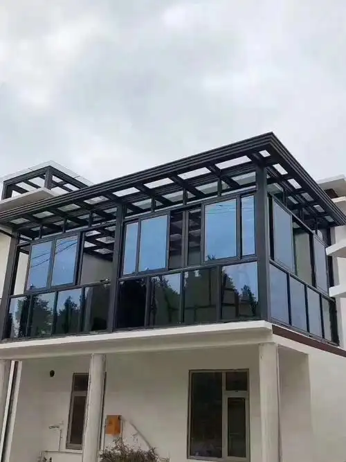东莞别墅雨棚阳光房阳台铝合金门窗