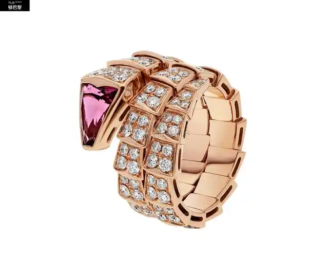 【包邮包税】 bvlgari宝格丽 21年春夏 女士 戒指 serpenti viper系列