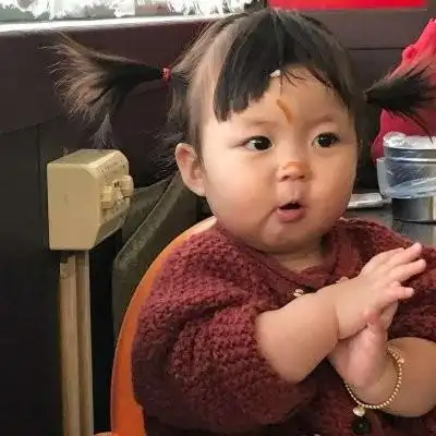 搞怪小女孩头像