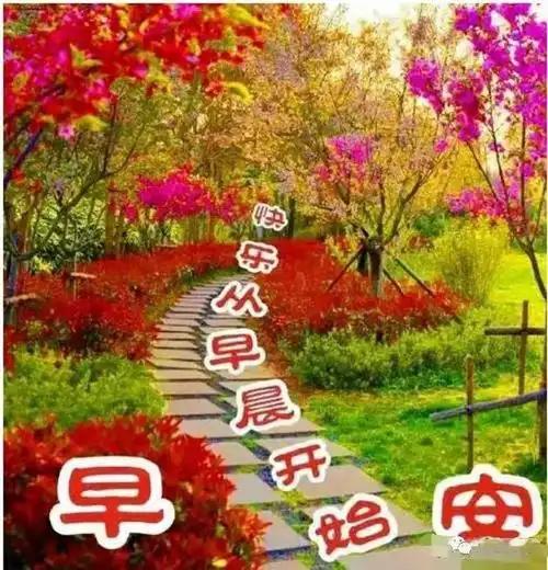 8张最新创意好看的早上好图片带祝福语 不用打字聊天的早上好问候祝福