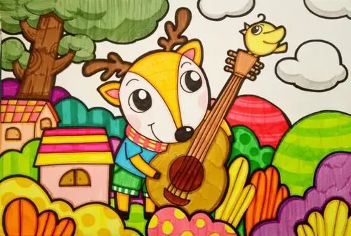 7-10岁 创意画:  8-12岁 动漫画:  8-15岁 儿童水粉画:  9-12岁