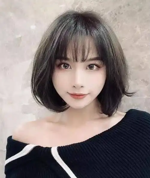 什么脸型适合剪齐刘海短发?