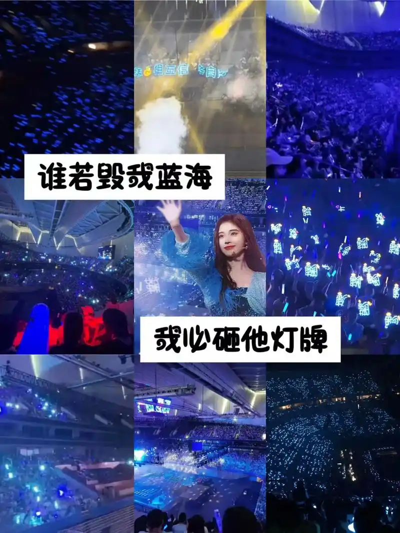 谁若毁我蓝海 我必砸他灯牌(yc隔壁)#鞠婧祎# #鞠婧祎