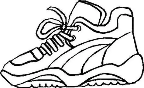 和鞋子体育有关的简笔画 简笔画图片大全-普车都