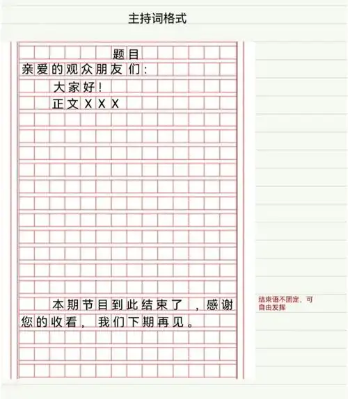 高考语文作文的各种格式模板全