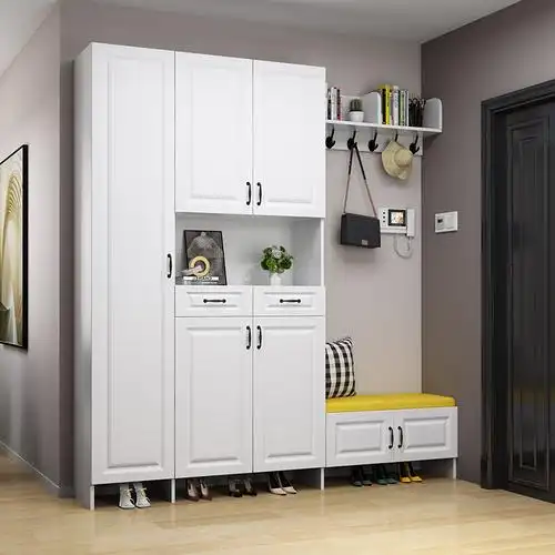 定制入户玄关柜进门口鞋柜衣帽一体家用简约门厅