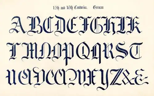 三种英文书法字体 - 知乎