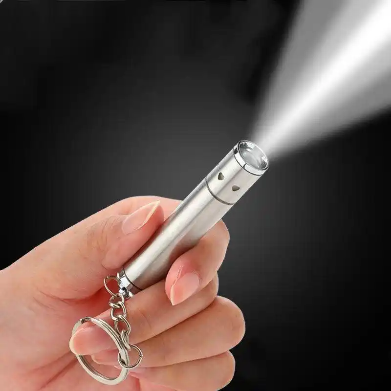 电池款普通电池款随机发一个坏的小手电迷你超小充电款手电筒便携随身