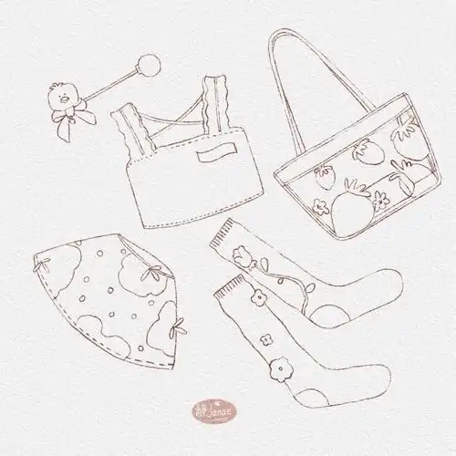 今天画了两张水彩线稿,还有一张ipad手绘简笔画的小熊的一天哈哈,两个