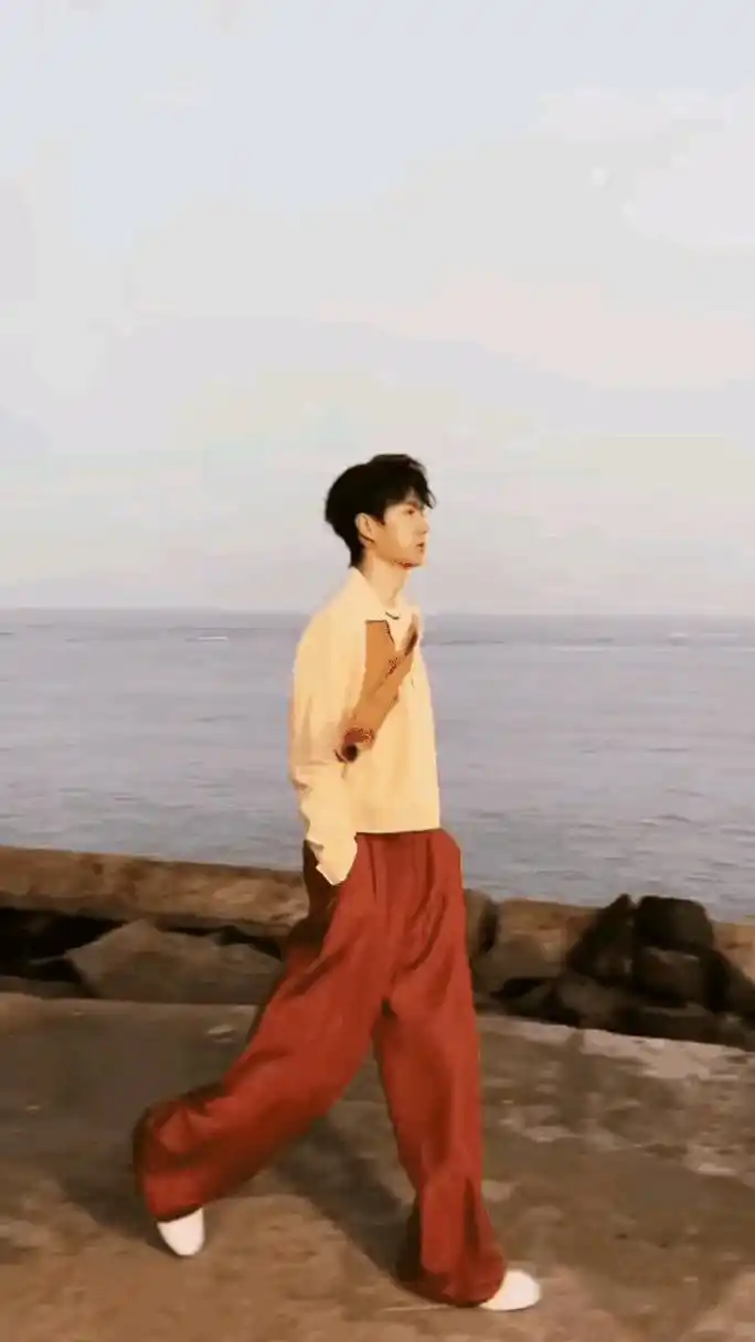 男明星走路姿势,谁才是你眼中最美的风景? 肖战走路——"劈叉式".