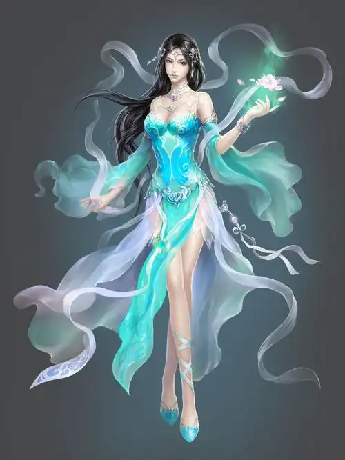 3d武侠画风狂剑ol人物怪物场景游戏原画