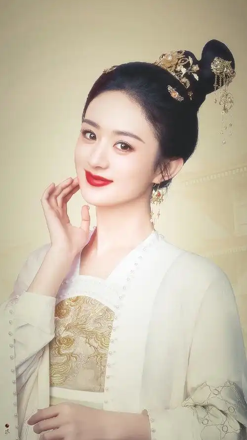 赵丽颖超话#赵丽颖半遮面古装大片#96#赵丽颖古装执扇半遮面好美